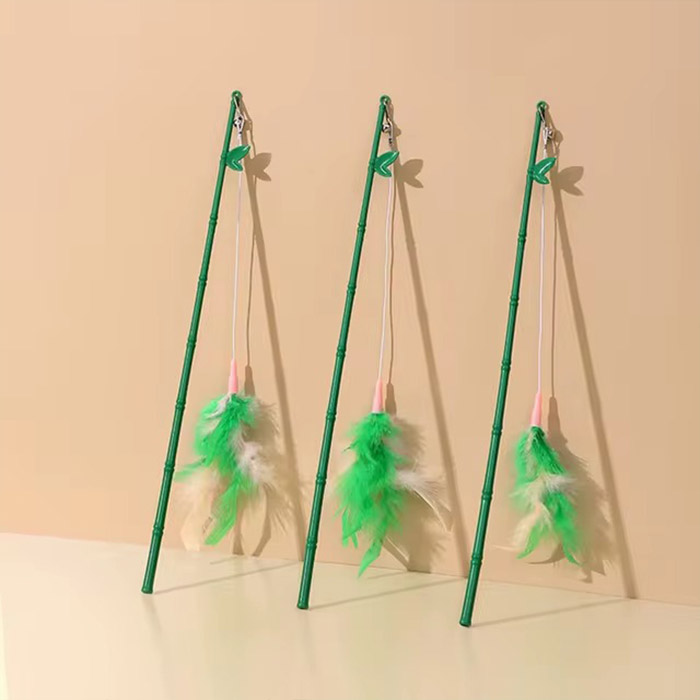 میله بازی گربه زنگوله دار مدل بامبو