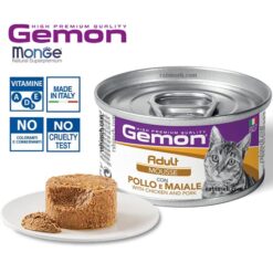 کنسرو گربه گمون مونژه طعم مرغ و گوشت شکار 85 گرم