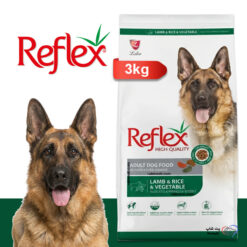 غذای خشک سگ بالغ رفلکس طعم بره و سبزیجات 3 کیلوگرم – اورجینال