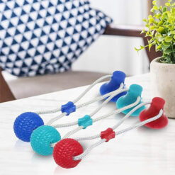 توپ دندانی بند دار سگ مدل کش دار