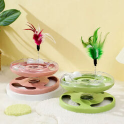 اسباب بازی گربه برج فنر دار دو طبقه مدل اسپرینگ