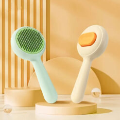 برس سگ و گربه با قابلیت تخلیه مو مدل بیک