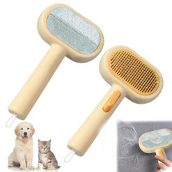 برس و پرزگیر سگ و گربه با قابلیت تخلیه مو