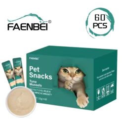 پک 60 عددی بستنی گربه فنبی طعم ماهی تن و صدف (محافظ چشم و افزایش ایمنی)