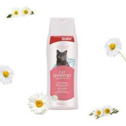 شامپو گربه مو کوتاه بایولاین حاوی روغن بابونه 250 میلی