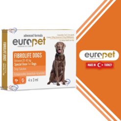 قطره ضد کک و کنه سگ نژاد بزرگ یوروپت (مناسب وزن 20 تا 40 کیلو) – اورجینال