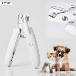 ناخن گیر سگ و گربه مدل پت کیت petkit چراغ دار + محفظه
