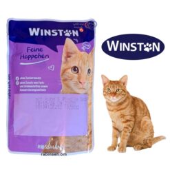 پوچ گربه وینستون طعم مرغ و گوساله در سس 100 گرم mit Huhn & Rind