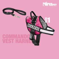 قلاده کتفی کماندو نیناپت همراه با لید سایز 1 ( مناسب وزن 4 تا 7 کیلوگرم )