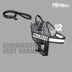 قلاده کتفی کماندو نیناپت همراه با لید سایز 2 ( مناسب وزن 5 تا 10 کیلوگرم )