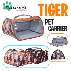 کیف حمل سگ و گربه جلو طلق دار مدل تایگر LD41