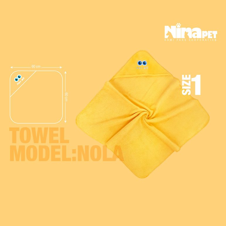 حوله سگ و گربه نیناپت مدل نولا سایز 1