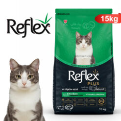 غذای خشک گربه رفلکس پلاس طعم مرغ 15 کیلوگرم + ارسال رایگان – اورجینال – تاریخ هک لیزری