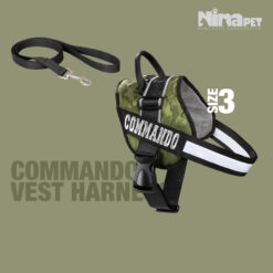 قلاده کتفی کماندو نیناپت همراه با لید سایز 3 ( مناسب وزن 7 تا 15 کیلوگرم )