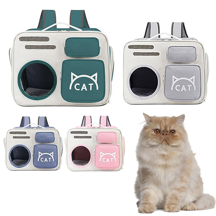 کوله حمل گربه مدل لیدی کت خاکستری - وارداتی + ارسال رایگان