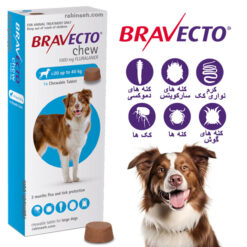 قرص ضد کک و کنه مخصوص سگ براوکتو (مناسب وزن 20 تا 40 کیلوگرم)