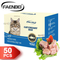 پک 50 عددی بستنی کولا فنبی گربه طعم ماهی تن ( محافظت از چشم)