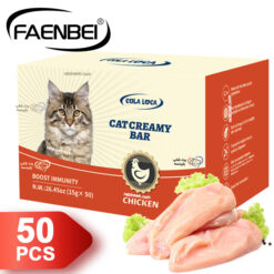 پک 50 عددی بستنی کولا فنبی گربه طعم مرغ ( افزایش ایمنی)