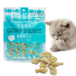 بیسکوییت کت نیپ گربه مدل ماهی 40 گرم