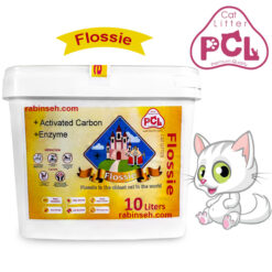 خاک گربه سوپر کربن اکتیو پی سی ال 10 کیلوگرم مدل flossie ( ارسال فقط تهران )
