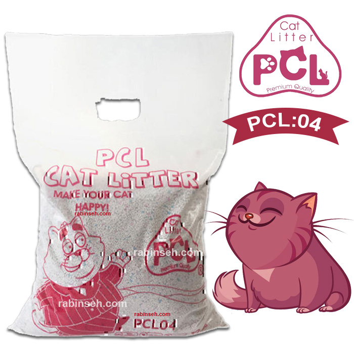 خاک گربه دانه رنگی پی سی ال 10 کیلوگرم ( ارسال فقط تهران )