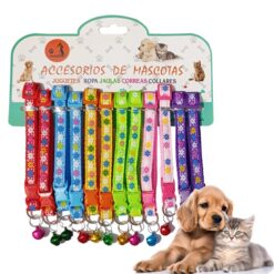 قلاده گردنی گربه و توله سگ نژاد کوچک مدل شکوفه