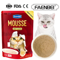 پوچ فنبی گربه طعم گوساله مدل موس 85 گرم