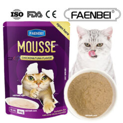 پوچ فنبی گربه طعم مرغ و ماهی تن مدل موس 85 گرم