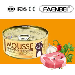 کنسرو فنبی گربه طعم گوساله مدل موس 85 گرم