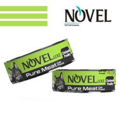 کنسرو پته ای گربه بالغ نوول طعم مرغ و جگر 400 گرم