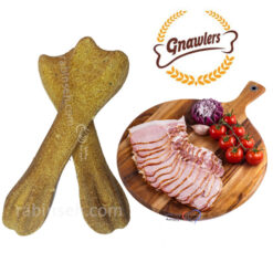 تشویقی سگ گناولز استخوان طعم بیکن 11 سانتی فله ای(سایز متوسط)