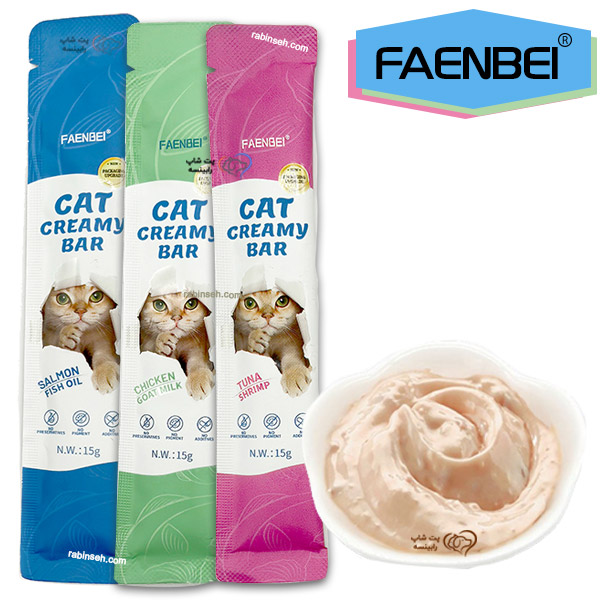 بستنی خامه ای فنبی گربه طعم بندی ( تک عددی)