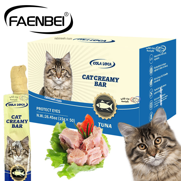 بستنی کولا فنبی گربه طعم ماهی تن ( محافظت از چشم)