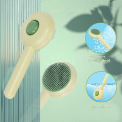 برس سگ و گربه با قابلیت تخلیه مو مدل همبرگر