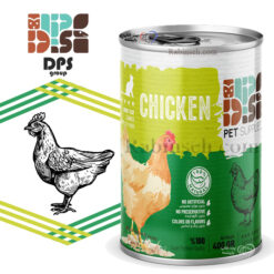 کنسرو نچرال دی پی اس گربه طعم مرغ 400 گرم
