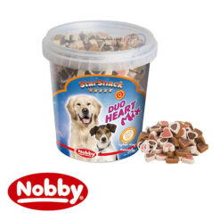 تشویقی سطلی سگ نوبی آلمان Duo Heart Mix وزن 500 گرم