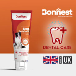 خمیر دندان سگ بونست انگلیس طعم مرغ 100 گرم