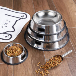 ظرف استیل آب و غذا سگ و گربه مدل تایسون