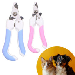 ناخن گیر سگ و گربه مدل دسته خمیده سایز کوچک (رنگ های مختلف)
