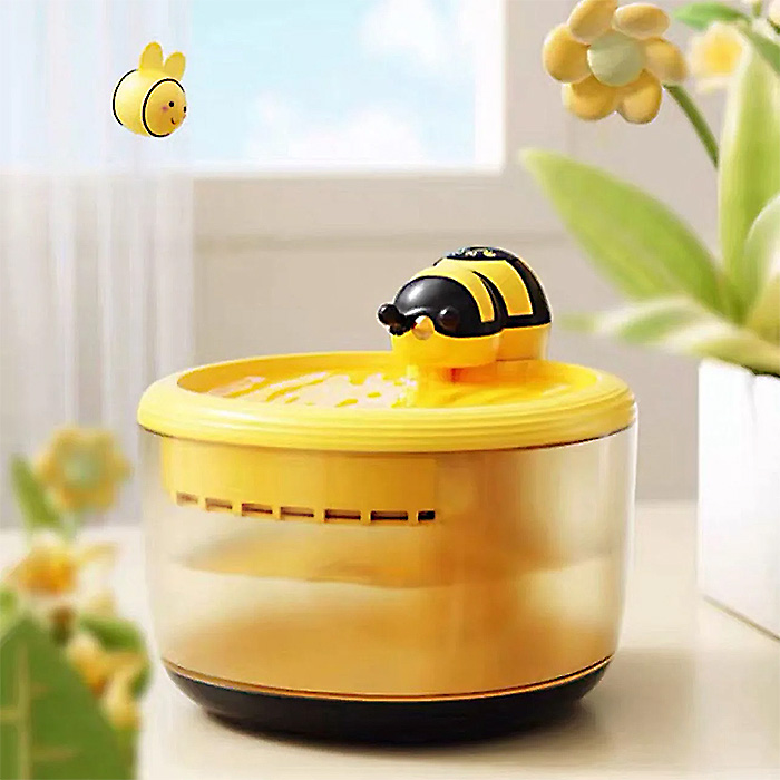 آبخوری اتوماتیک سگ و گربه سنسور دار شارژی مدل زنبوری 2.2 لیتری