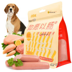 اسنک سوسیسی سگ طعم مرغ 450 گرمی