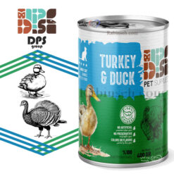 کنسرو نچرال دی پی اس گربه طعم اردک و بوقلمون 400 گرم