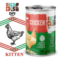 کنسرو نچرال دی پی اس بچه گربه کیتن طعم مرغ 400 گرم