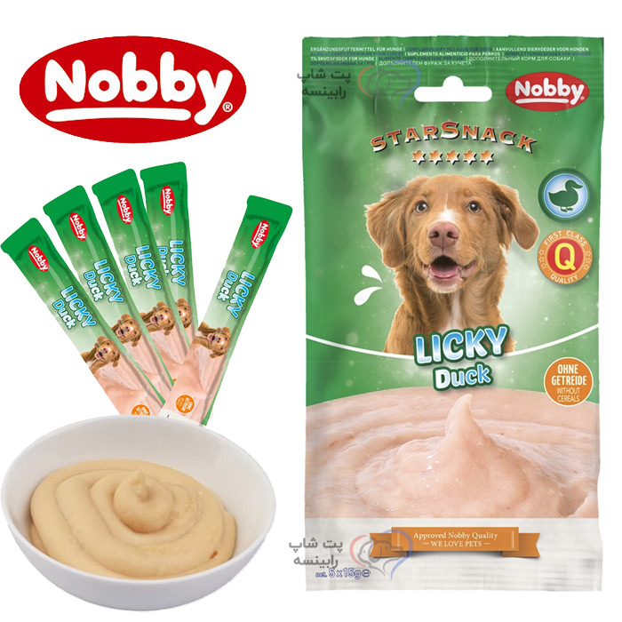 بستنی بدون غلات سگ نوبی طعم اردک (آلمان)