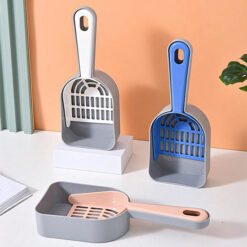 بیلچه خاک گربه با محفظه نگهدارنده مدل هپی