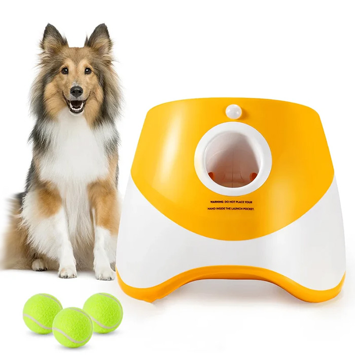 پرتاپ کننده توپ سگ شارژی با 3 عدد توپ + ارسال رایگان