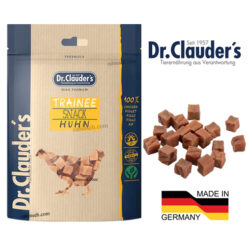 تشویقی سگ و گربه دکتر کلادرز طعم مرغ مدل مربعی 80 گرم + پروبیوتیک