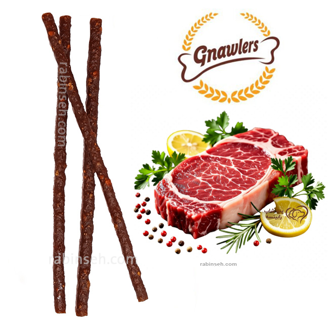 تشویقی مدادی سگ گناولز 1 عددی طعم گوشت گوساله