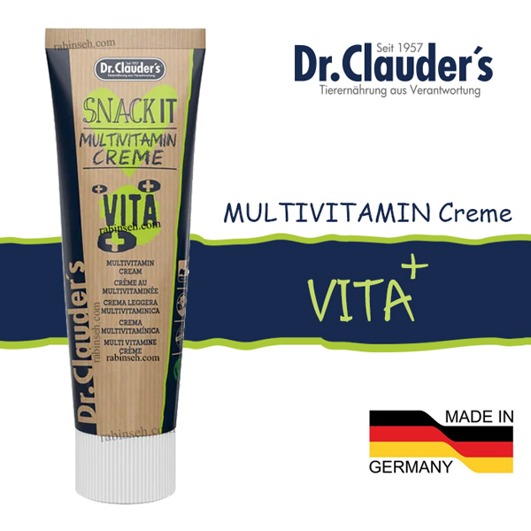 اسنک کرمی مولتی ویتامین دکتر کلادرز سگ و گربه 100 گرم