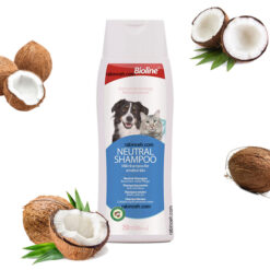 شامپو نچرال سگ و گربه بایولاین با عصاره نارگیل 250 میل